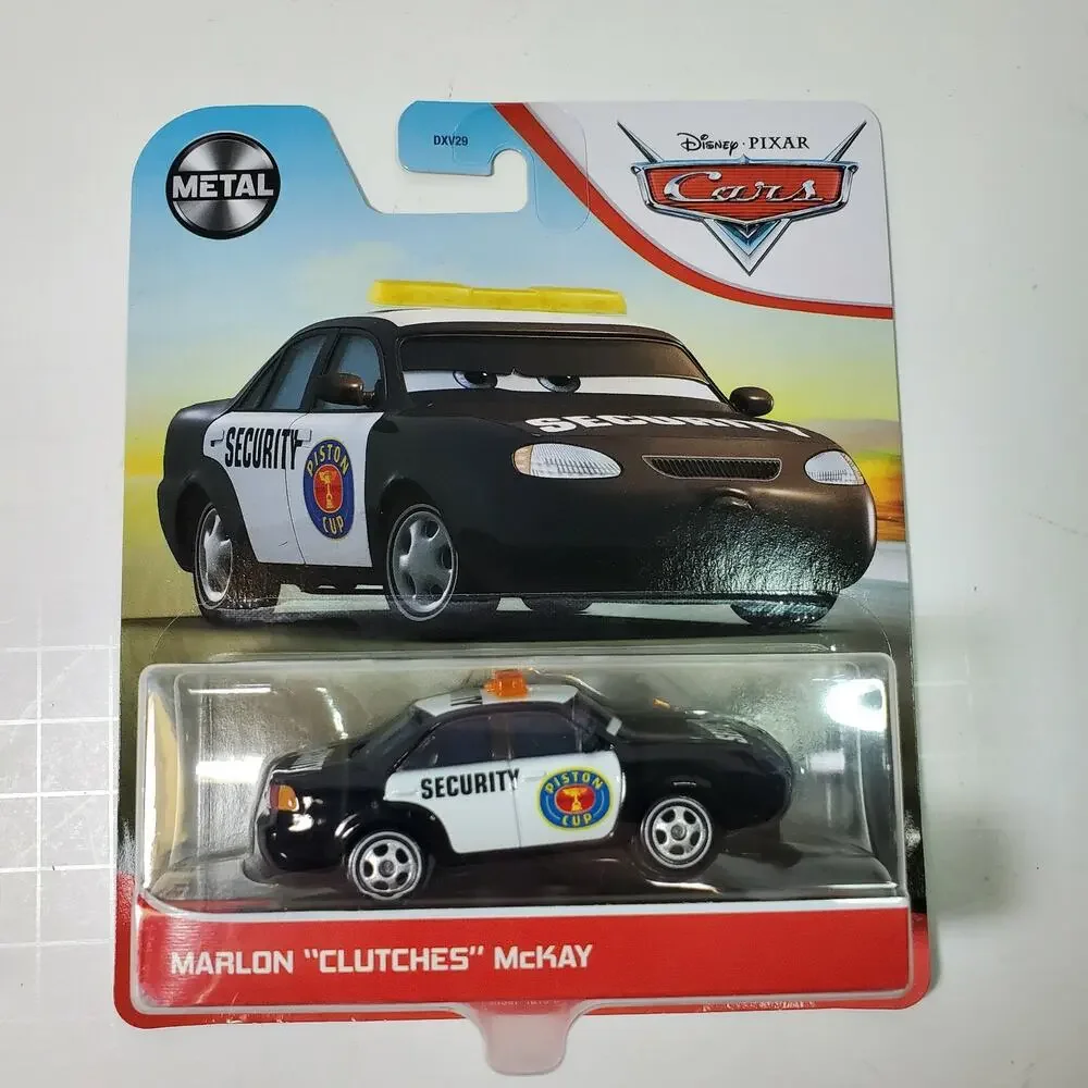 Disney Pixar Cars MARLON CLUTCHES McKAY Security Car Diecast 1:64 New Piston Cup